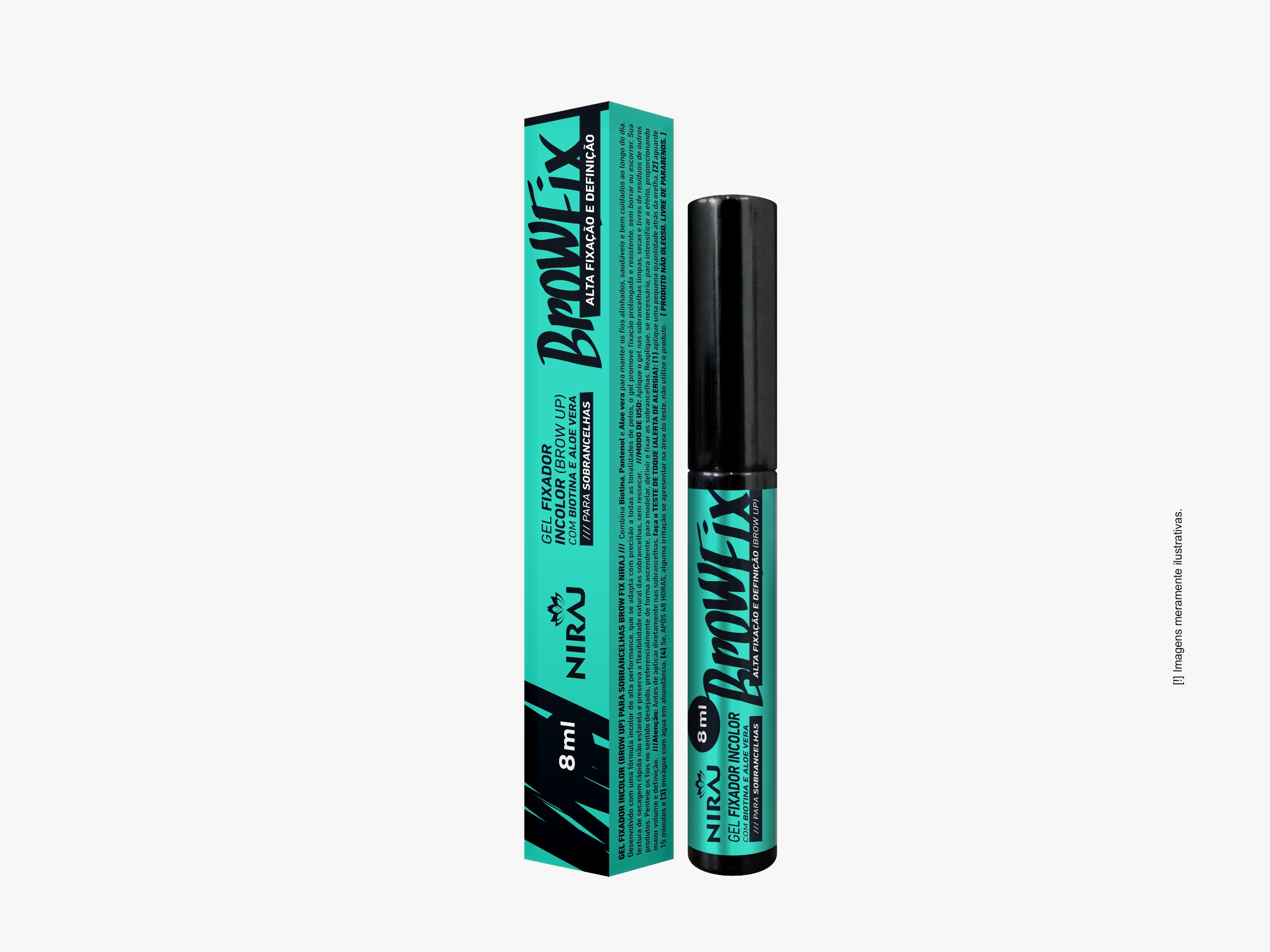 GEL FIXADOR INCOLOR SOBRANCELHAS BROW FI ...