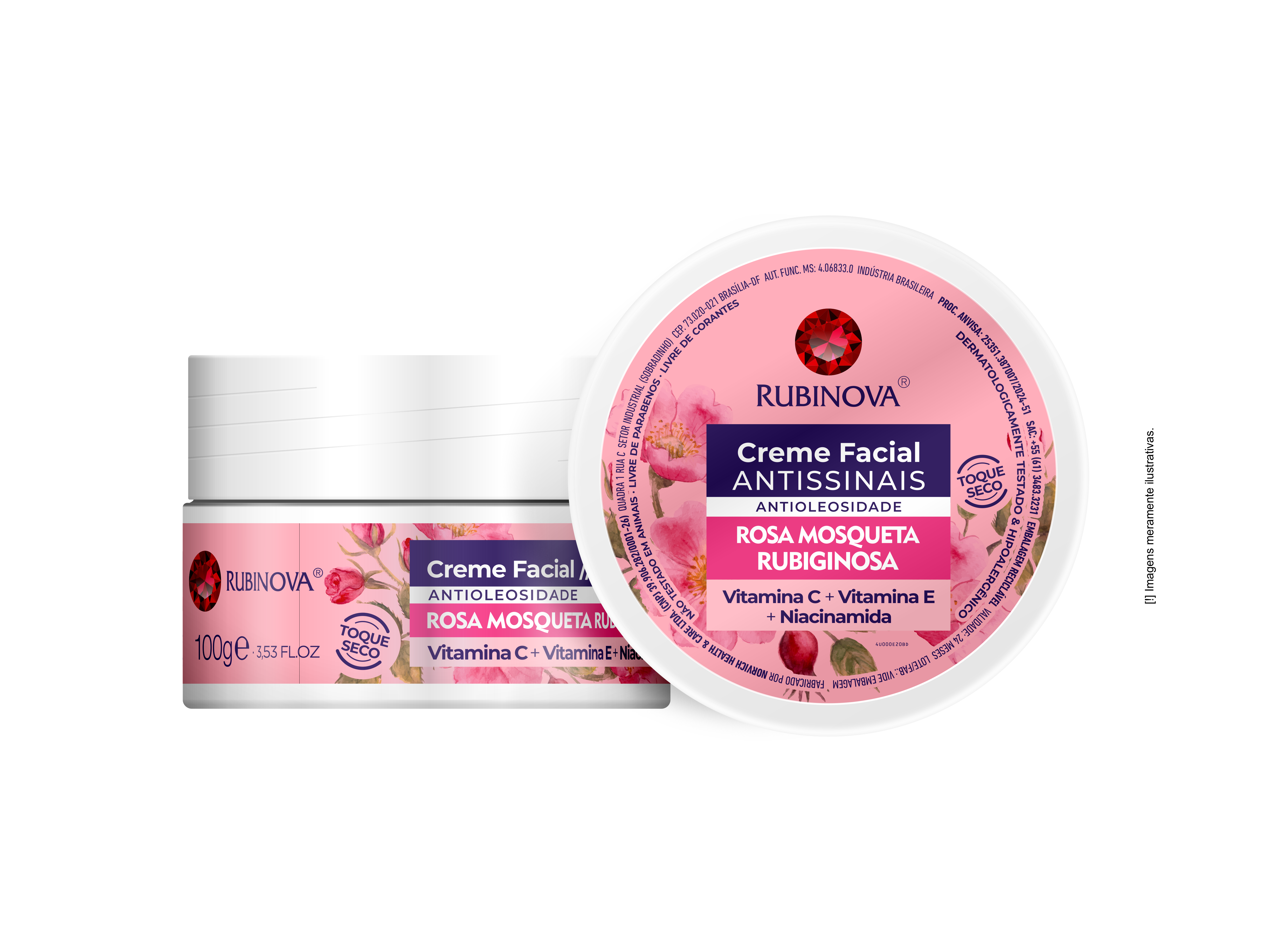 CREME FACIAL ANTISSINAIS ANTIOLEOSIDADE  ...