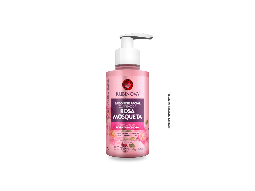SABONETE FACIAL CLAREADOR ROSA MOSQUETA  ...